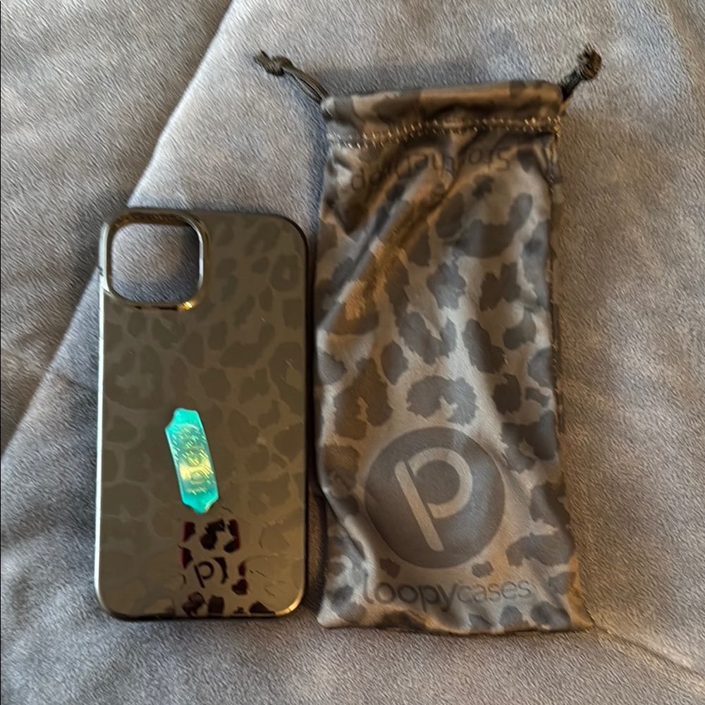 Loopy Case Black Leopard Phone Case